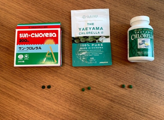 サンクロレラＡ 、THE YAEYAMA CHLORELLA α、Source Naturalsの比較画像